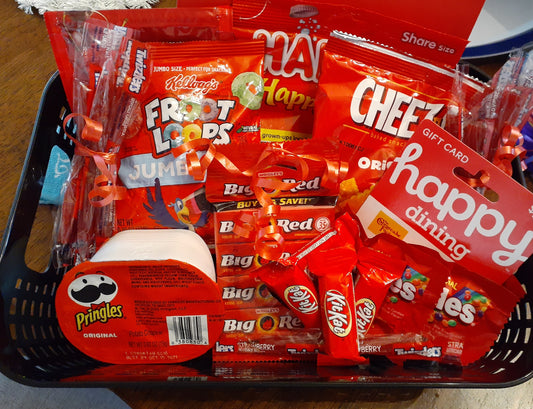 COLOR "RED" THEME BASKET