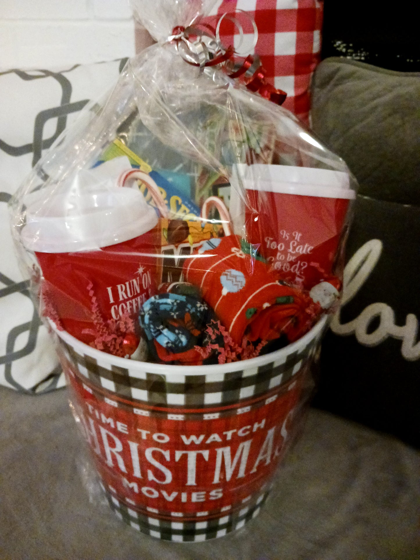 Christmas Movie Time Basket